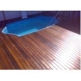 raspagens de piso de madeira deck Granja Viana